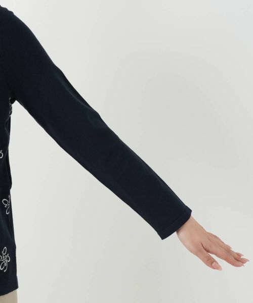 Leilian / レリアン ニット・セーター | リボン柄クルーネックニット【ROCHAS Premiere】 | 詳細12