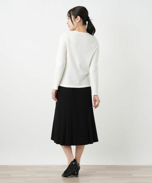 Leilian / レリアン ニット・セーター | リボン柄クルーネックニット【ROCHAS Premiere】 | 詳細3