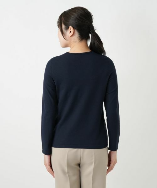 Leilian / レリアン ニット・セーター | リボン柄クルーネックニット【ROCHAS Premiere】 | 詳細9