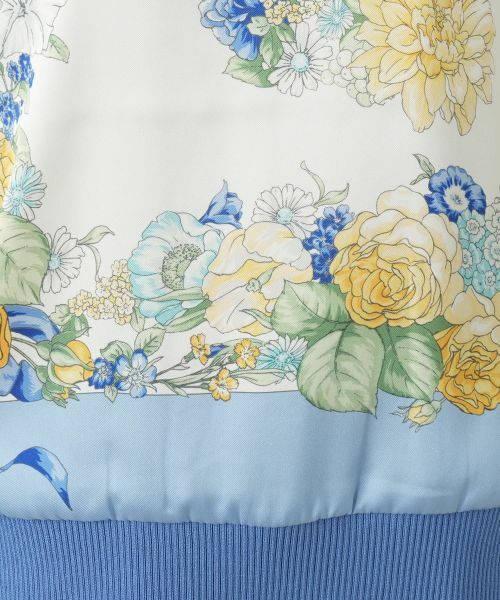 Leilian / レリアン ニット・セーター | プリント切替クルーネックニット【ROCHAS Premiere】 | 詳細12