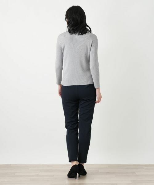 Leilian / レリアン ニット・セーター | ラメビジューネックリブニット | 詳細16