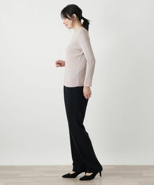 Leilian / レリアン ニット・セーター | ラメビジューネックリブニット | 詳細18