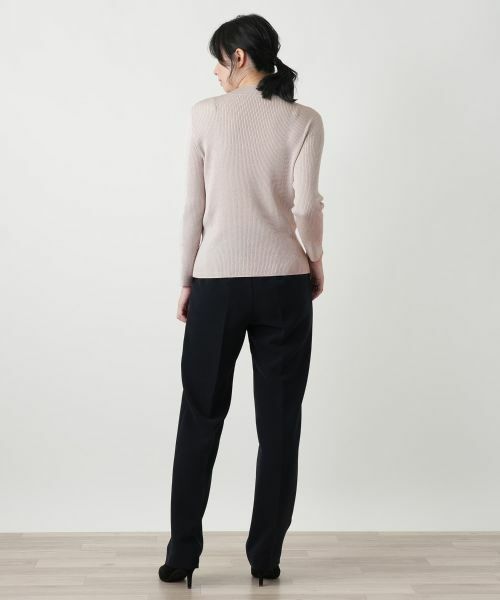 Leilian / レリアン ニット・セーター | ラメビジューネックリブニット | 詳細19