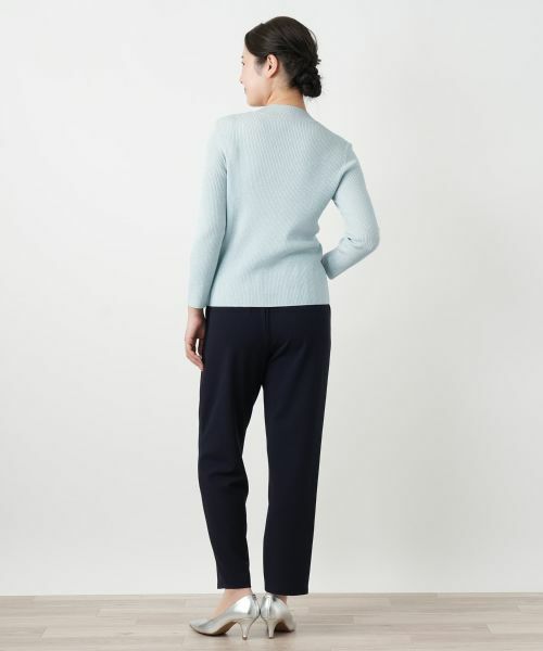 Leilian / レリアン ニット・セーター | ラメビジューネックリブニット | 詳細3