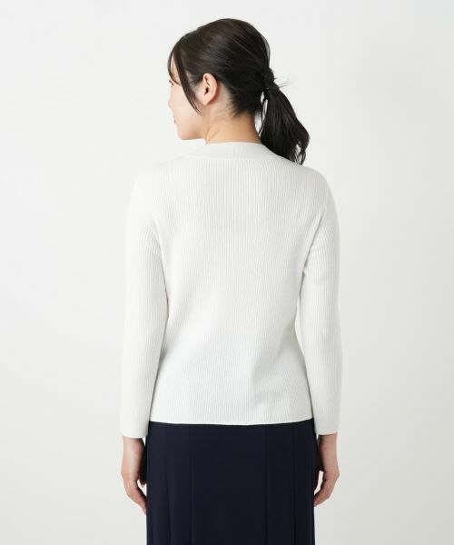 Leilian / レリアン ニット・セーター | ラメビジューネックリブニット | 詳細8