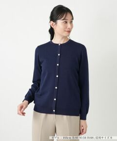 Leilian / レリアン カーディガン・ボレロ | クルーネックカーディガン