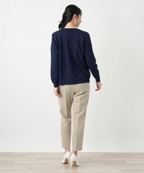 Leilian / レリアン カーディガン・ボレロ | クルーネックカーディガン | 詳細3