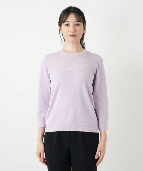 Leilian / レリアン ニット・セーター | 七分袖クルーネックニット | 詳細10