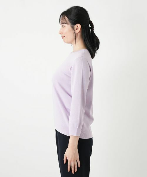 Leilian / レリアン ニット・セーター | 七分袖クルーネックニット | 詳細11