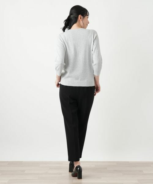 Leilian / レリアン ニット・セーター | 七分袖クルーネックニット | 詳細3