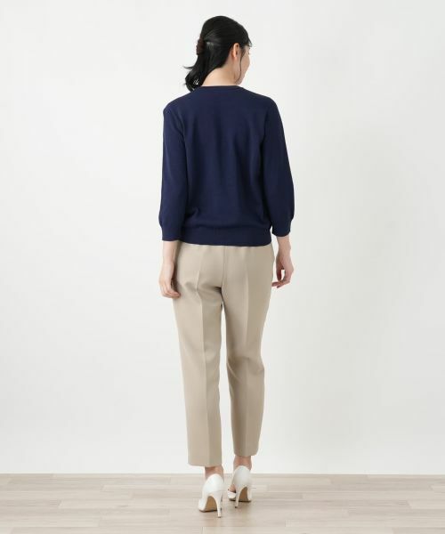 Leilian / レリアン ニット・セーター | 七分袖クルーネックニット | 詳細6