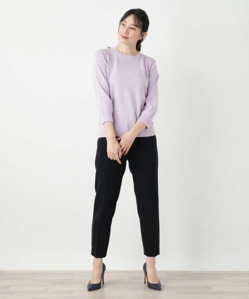 Leilian / レリアン ニット・セーター | 七分袖クルーネックニット | 詳細7
