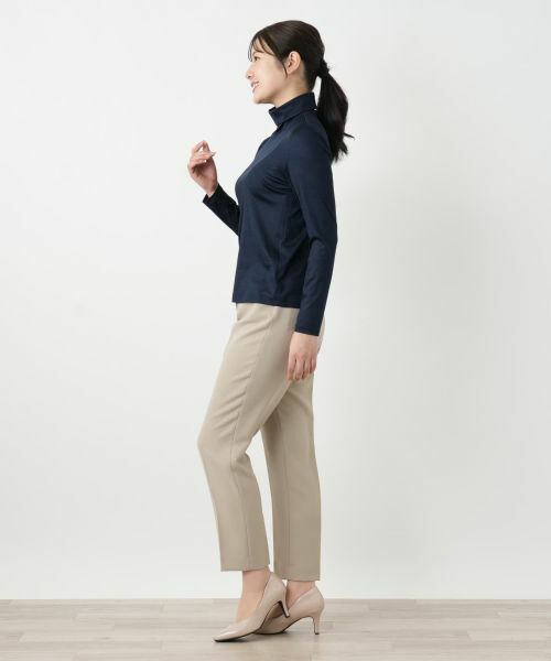 Leilian / レリアン カットソー | シルク混ハイネックカットソー | 詳細14