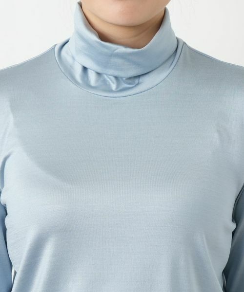 Leilian / レリアン カットソー | シルク混ハイネックカットソー | 詳細22