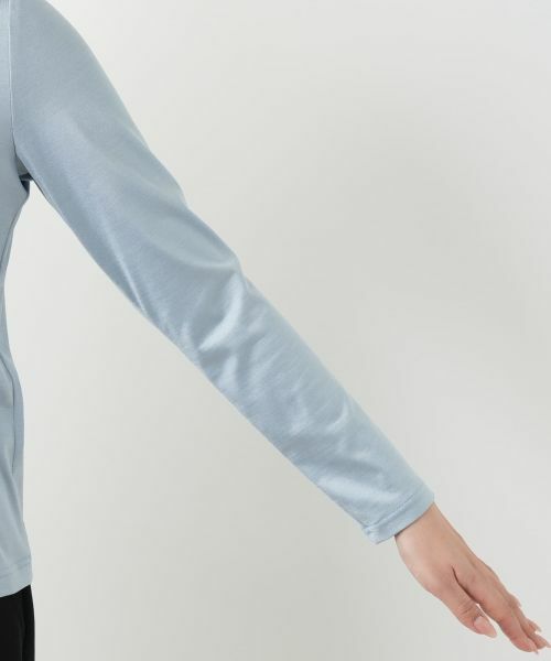 Leilian / レリアン カットソー | シルク混ハイネックカットソー | 詳細24