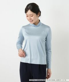 Leilian / レリアン カットソー | シルク混ハイネックカットソー