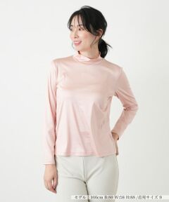 Leilian / レリアン カットソー | シルク混ハイネックカットソー