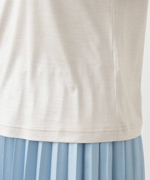 Leilian / レリアン カットソー | シルク混ハイネックカットソー | 詳細16