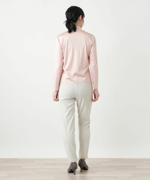 Leilian / レリアン カットソー | シルク混ハイネックカットソー | 詳細20