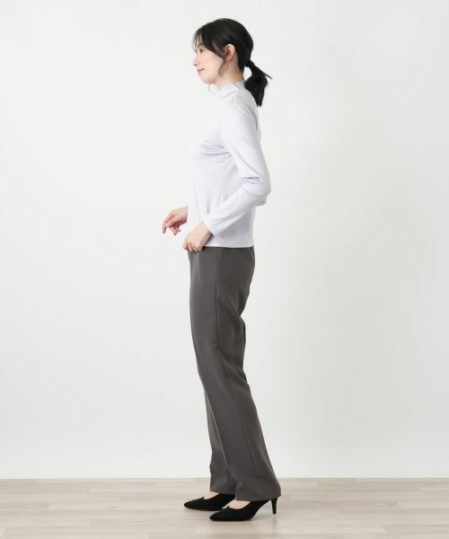 Leilian / レリアン カットソー | シルク混ハイネックカットソー | 詳細25