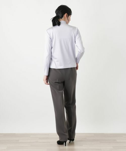 Leilian / レリアン カットソー | シルク混ハイネックカットソー | 詳細26