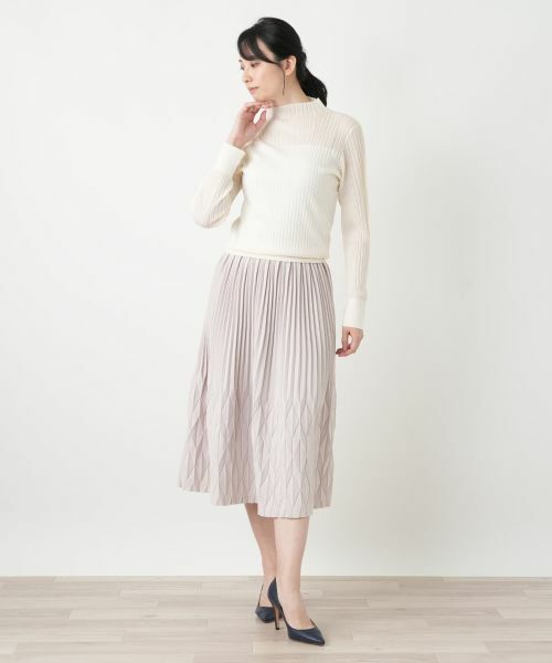 Leilian / レリアン ニット・セーター | ハイネックラメニット【BOURGE】 | 詳細1