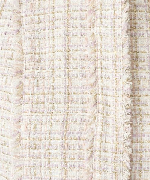 Leilian / レリアン テーラードジャケット | ラメツイードノーカラージャケット【BOURGE】 | 詳細25