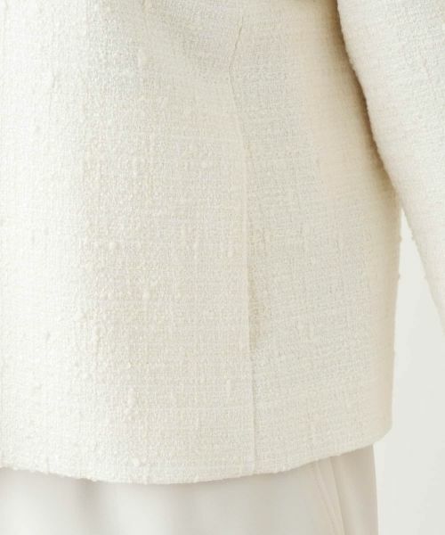 Leilian / レリアン テーラードジャケット | ツイードノーカラージャケット【BOURGE】 | 詳細26