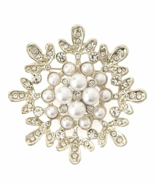 Leilian / レリアン ブローチ・コサージュ | ビジューブローチ（ゴールド）