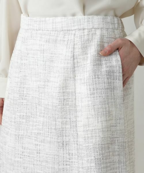 Leilian / レリアン ミニ・ひざ丈スカート | ツイードタイトスカート【BOURGE】 | 詳細17