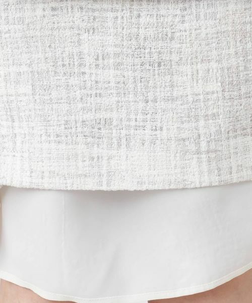 Leilian / レリアン ミニ・ひざ丈スカート | ツイードタイトスカート【BOURGE】 | 詳細23