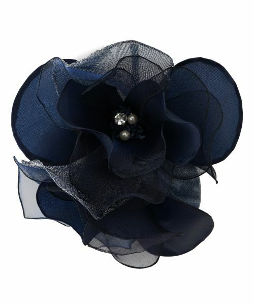 Leilian / レリアン ブローチ・コサージュ | コサージュ（ネイビー）