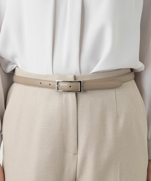 Leilian / レリアン ベルト・サスペンダー | スクエアバックルナローベルト | 詳細5