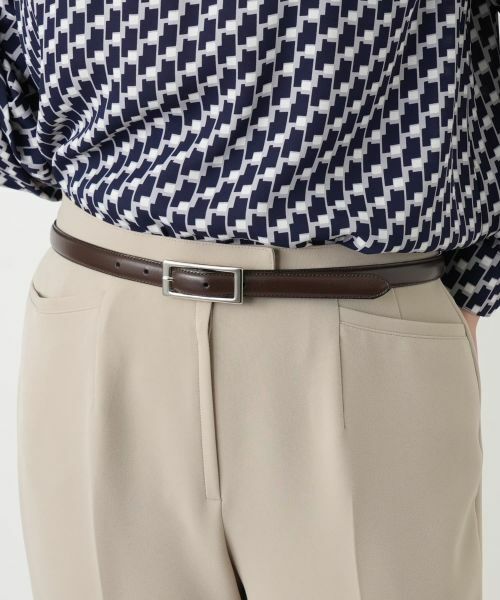 Leilian / レリアン ベルト・サスペンダー | スクエアバックルナローベルト | 詳細8