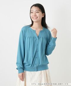 スキッパーキーネックカーディガン【mila schon】