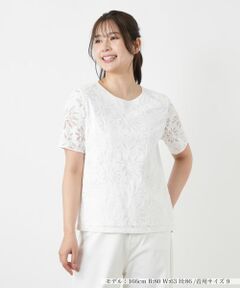Leilian / レリアン カットソー | ラッセルレースカットソー【ROCHAS Premiere】【26年3月カタログ】