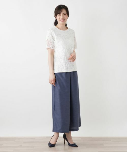 Leilian / レリアン カットソー | ラッセルレースカットソー【ROCHAS Premiere】【26年3月カタログ】 | 詳細19