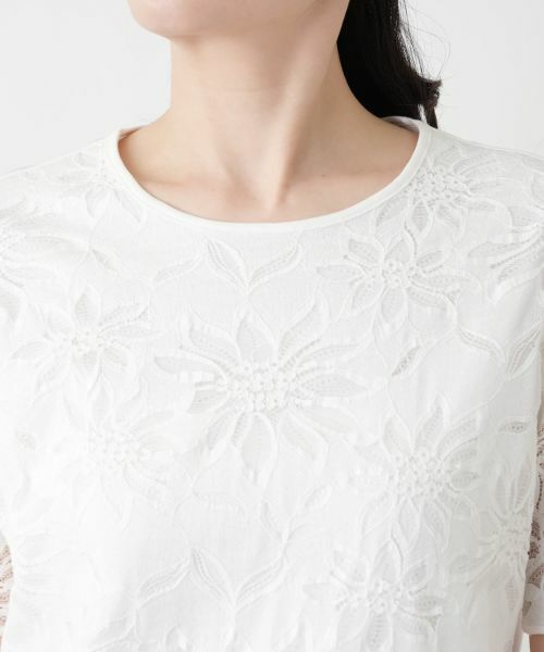 Leilian / レリアン カットソー | ラッセルレースカットソー【ROCHAS Premiere】【26年3月カタログ】 | 詳細25