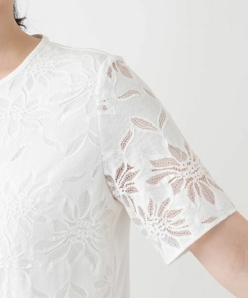 Leilian / レリアン カットソー | ラッセルレースカットソー【ROCHAS Premiere】【26年3月カタログ】 | 詳細27