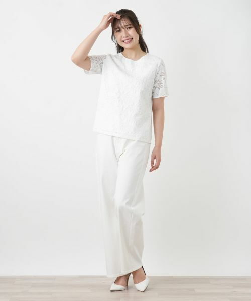 Leilian / レリアン カットソー | ラッセルレースカットソー【ROCHAS Premiere】【26年3月カタログ】 | 詳細5