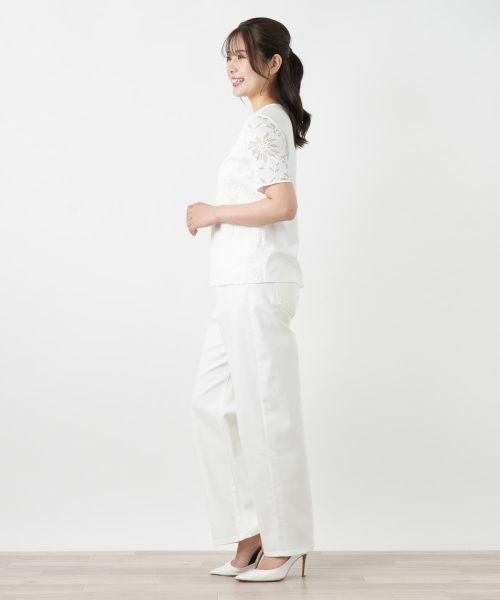 Leilian / レリアン カットソー | ラッセルレースカットソー【ROCHAS Premiere】【26年3月カタログ】 | 詳細6