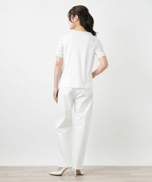 Leilian / レリアン カットソー | ラッセルレースカットソー【ROCHAS Premiere】【26年3月カタログ】 | 詳細7