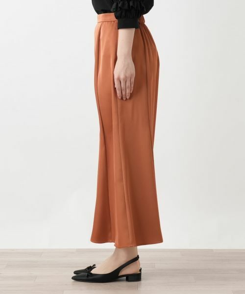 Leilian / レリアン ミニ・ひざ丈スカート | サテンロングスカート | 詳細8