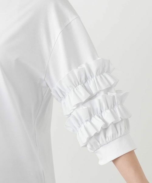 Leilian / レリアン カットソー | フリルスリーブカットソー | 詳細12