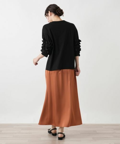 Leilian / レリアン カットソー | フリルスリーブカットソー | 詳細3