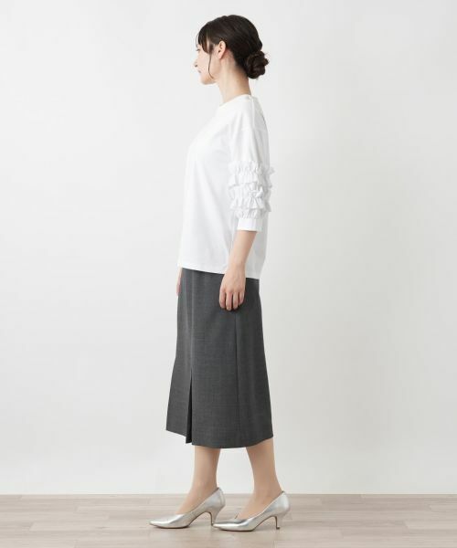 Leilian / レリアン カットソー | フリルスリーブカットソー | 詳細5