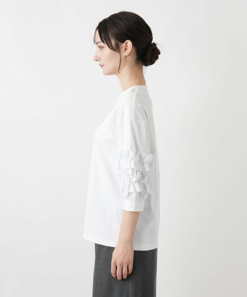 Leilian / レリアン カットソー | フリルスリーブカットソー | 詳細8