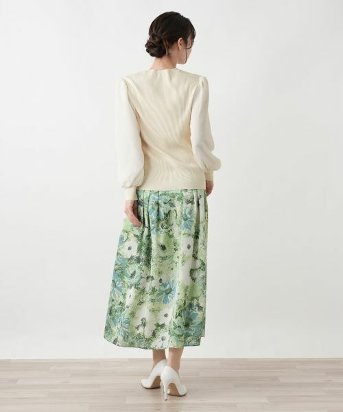 Leilian / レリアン ニット・セーター | 切替ボリュームスリーブニット | 詳細9