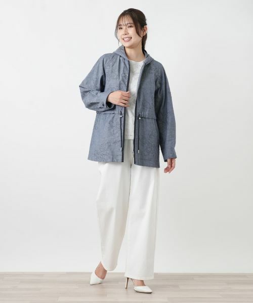 Leilian / レリアン その他アウター | フーディーコート【ROCHAS Premiere】【26年3月カタログ】 | 詳細1