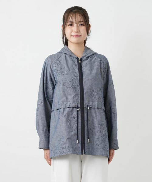 Leilian / レリアン その他アウター | フーディーコート【ROCHAS Premiere】【26年3月カタログ】 | 詳細15